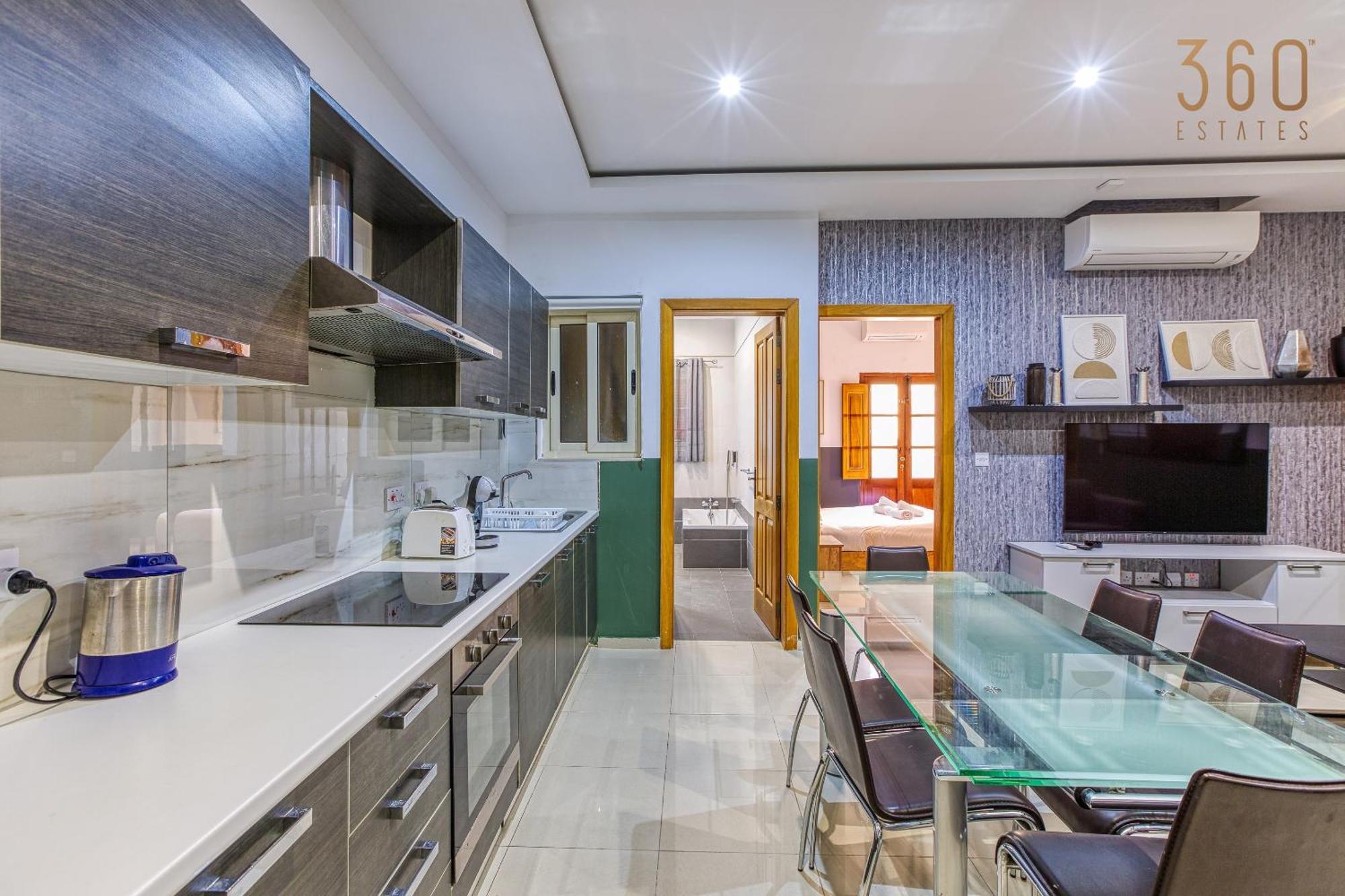 Apartment Stylish 2br With Balconies In St Julians By 360 Estates *