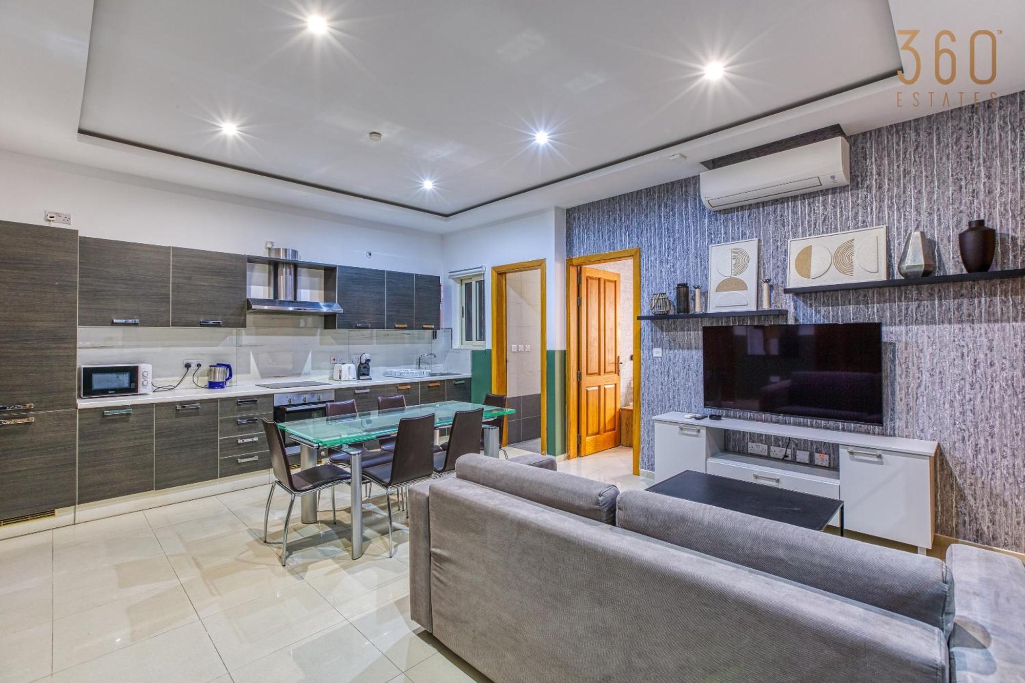 Stylish 2br With Balconies In St Julians By 360 Estates